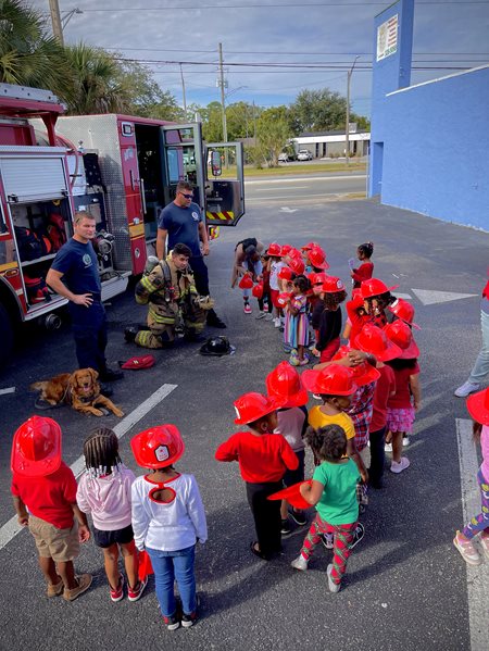 Cricket teaching fire safety