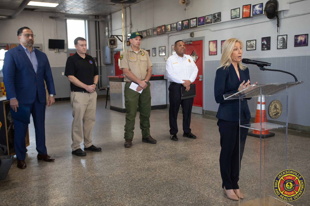 Officials at Press Conference